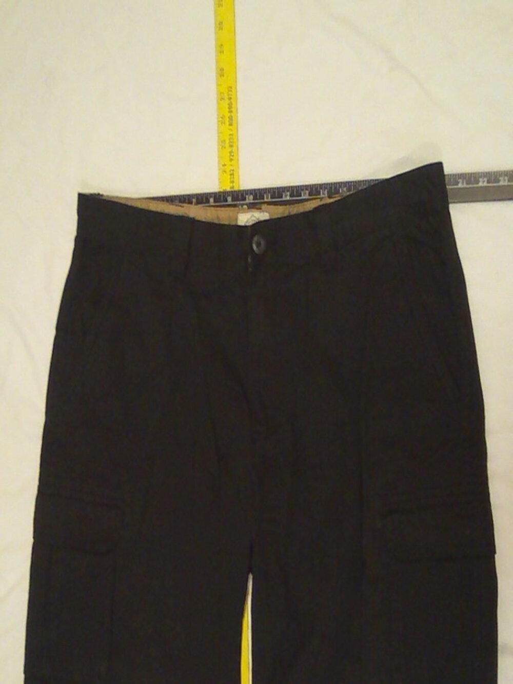 St John's Bay Cotton Hiking Cargo Shorts Size 40 NWT BLACK